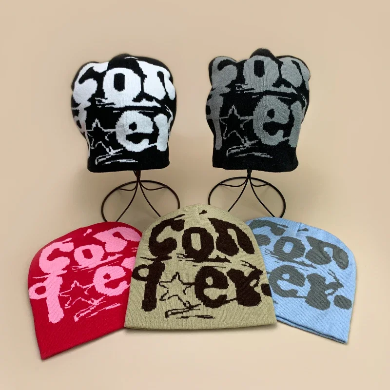 Personal European Style Letter Knitted Hats Autumn and Winter New Unisex ins Warm Hip Hop Versatile Y2K Fashion Casual Beanies
Personal European Style Letter Knitted Hats Autumn and Winter New Unisex ins Warm Hip Hop Versatile Y2K Fashion Casual Beanies