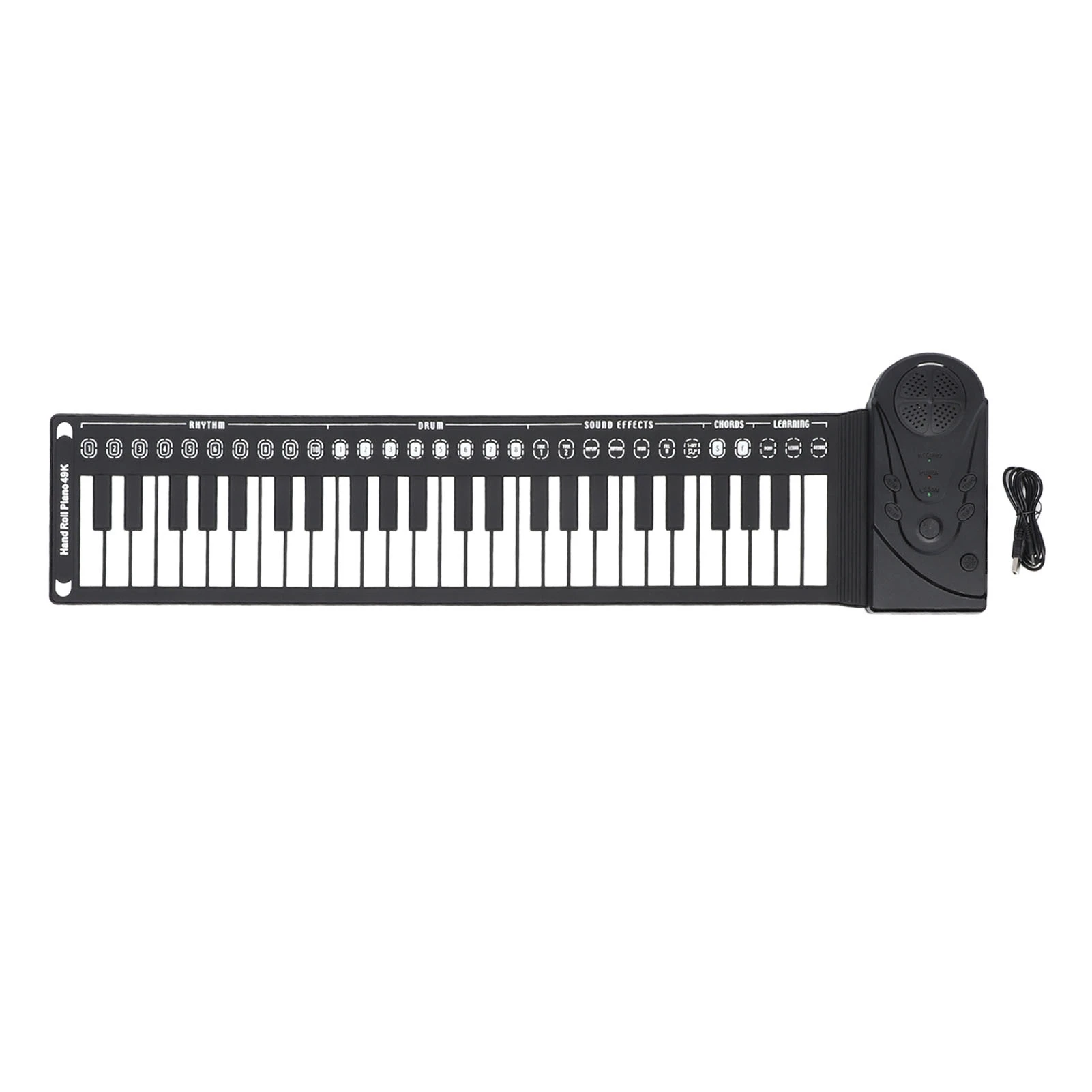 Rolling 49 Key Speaker Keyboard Portable Multifunctional 49 Keys Folding Electronic Keyboard for Training
Rolling 49 Key Speaker Keyboard Portable Multifunctional 49 Keys Folding Electronic Keyboard for Training