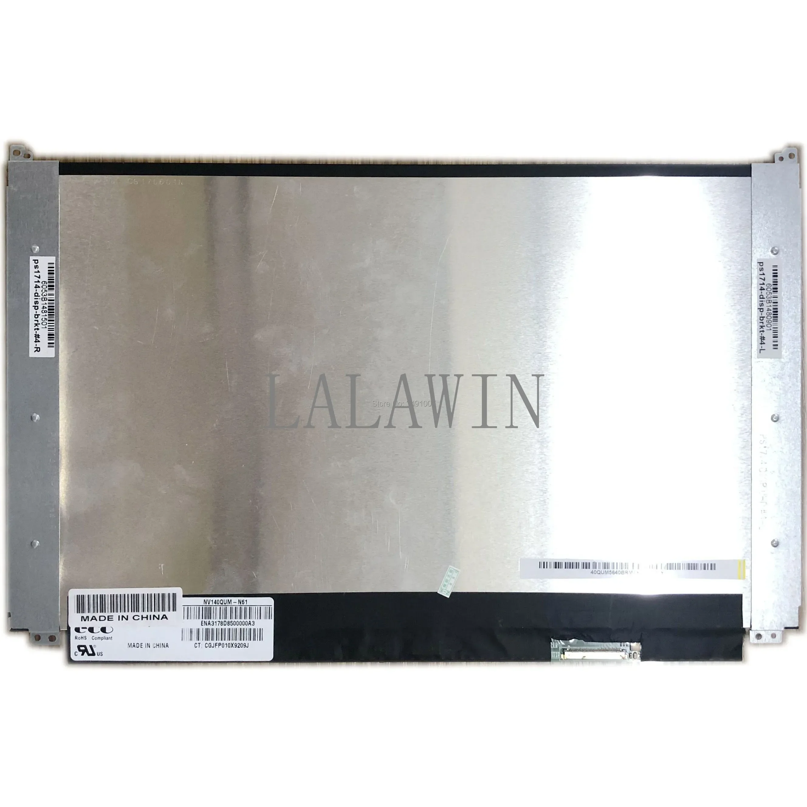 NV140QUM-N61 14" LED LCD Screen For 40 pins EDP 3840x2160 Matte 71% NTSC Display panel Matrix
NV140QUM-N61 14" LED LCD Screen For 40 pins EDP 3840x2160 Matte 71% NTSC Display panel Matrix
