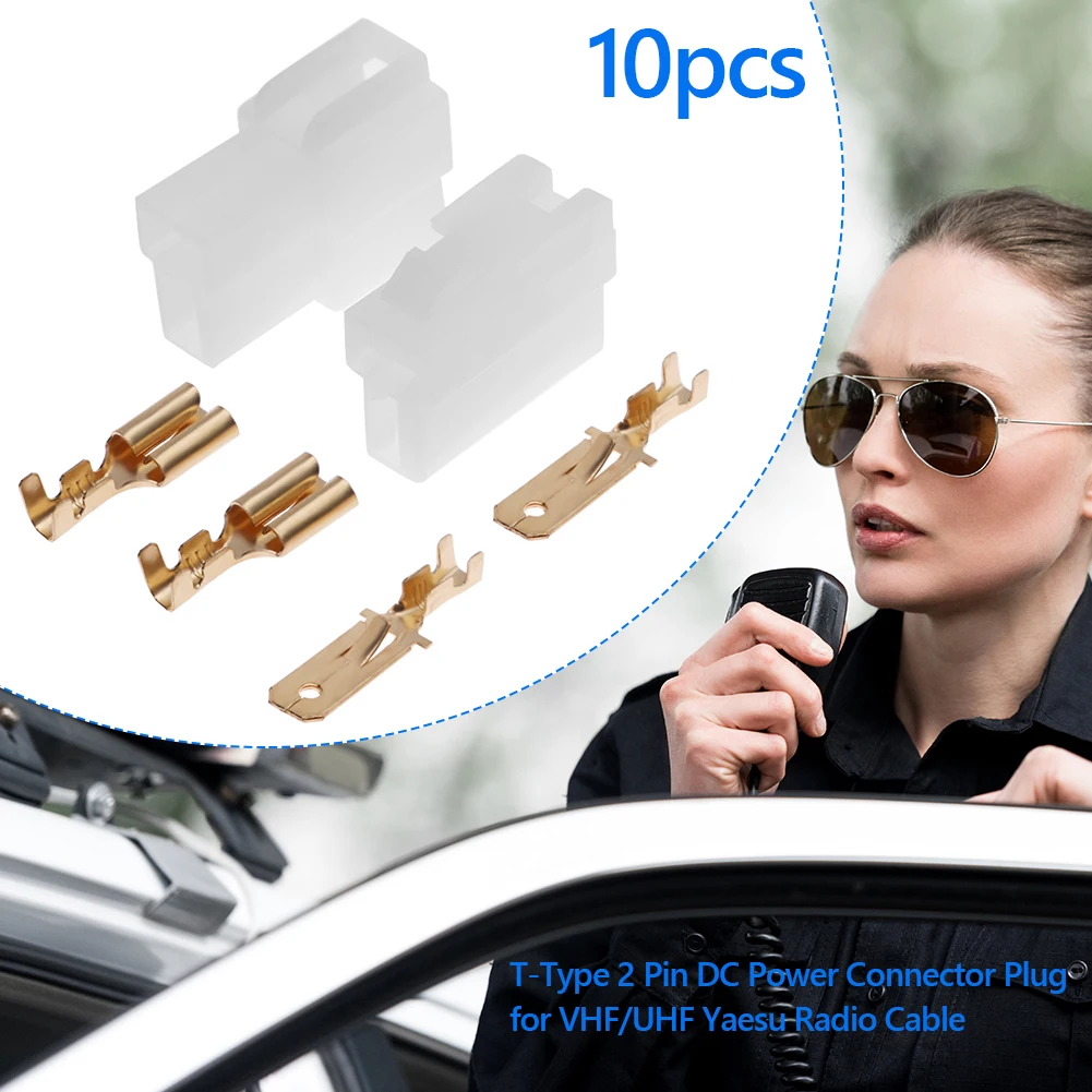 10 Sets T Type DC Power Supply Socket Connector For VHF/UHF Kenwood ICOM Yaesu
10 Sets T Type DC Power Supply Socket Connector For VHF/UHF Kenwood ICOM Yaesu