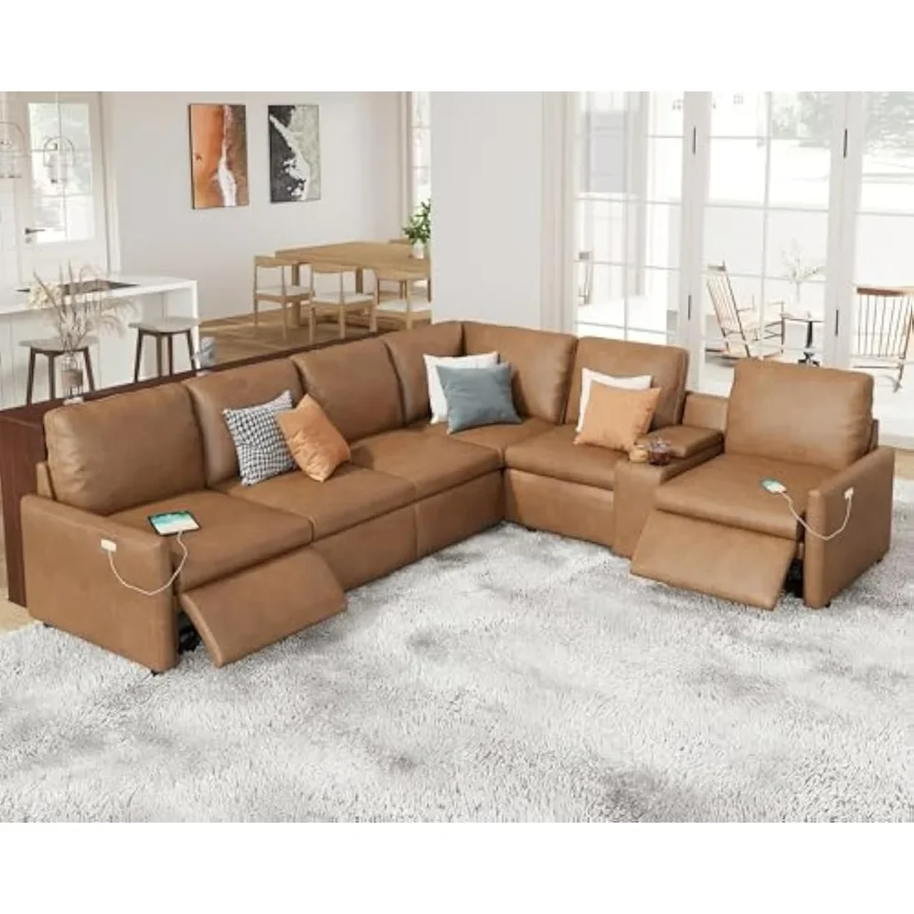 Power Recliner, Reclining Sectional Couch with Console & Dual Recliner and Cup Holder& Charging Socket, L Shaped Couch Couches
Power Recliner, Reclining Sectional Couch with Console & Dual Recliner and Cup Holder& Charging Socket, L Shaped Couch Couches