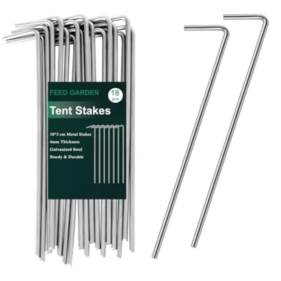 7 Inch Tent Stakes Yard Inflatable Stakes for Outdoor Decorations Metal Pegs Heavy Duty Garden Hooks Camping Tent Spikes for Ca
7 Inch Tent Stakes Yard Inflatable Stakes for Outdoor Decorations Metal Pegs Heavy Duty Garden Hooks Camping Tent Spikes for Ca