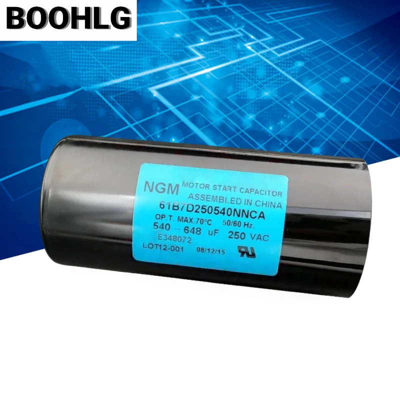 1PCS 540-648uF 250VAC NGM 61B7D250540NNCA Motor Start Capacitor 540-648MFD
1PCS 540-648uF 250VAC NGM 61B7D250540NNCA Motor Start Capacitor 540-648MFD