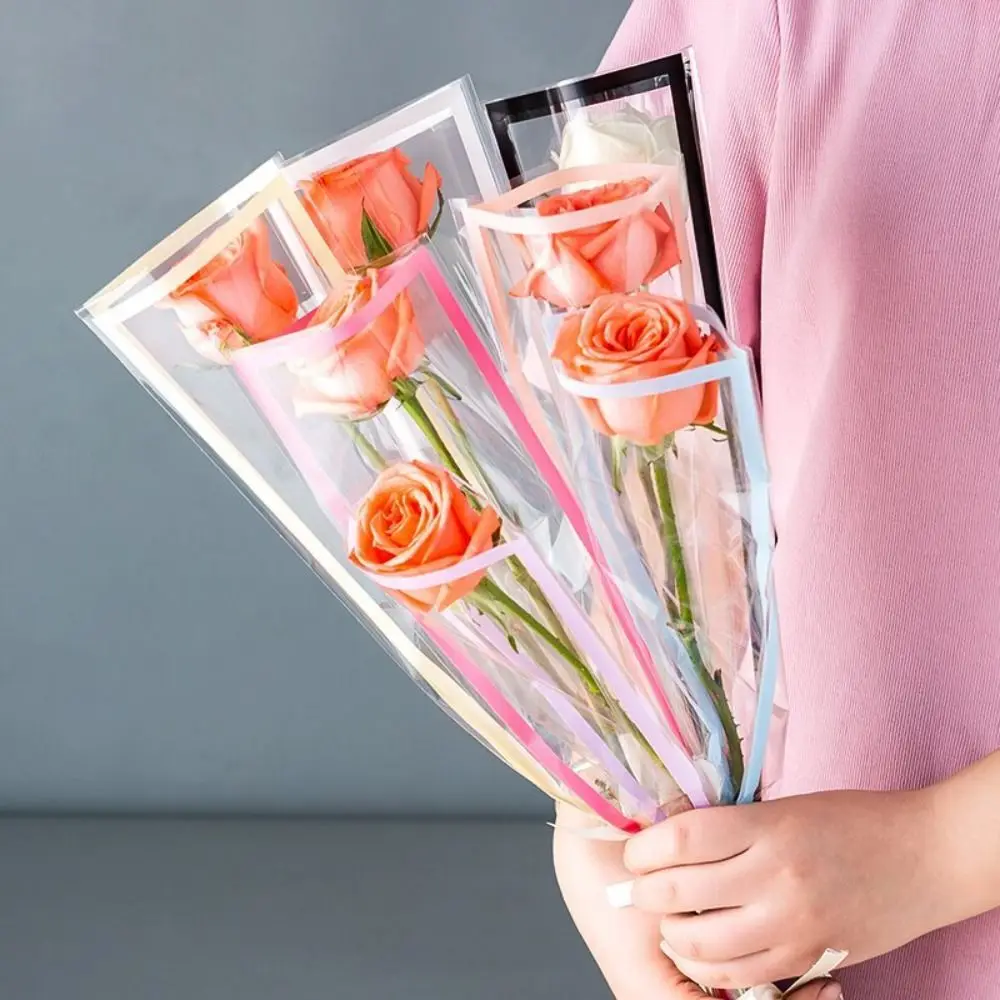 50PCS Transparent Flower Packaging Bag Package Supplies Waterproof Wrapping Paper Plastic Bag Bouquet Packing Material Wedding
50PCS Transparent Flower Packaging Bag Package Supplies Waterproof Wrapping Paper Plastic Bag Bouquet Packing Material Wedding