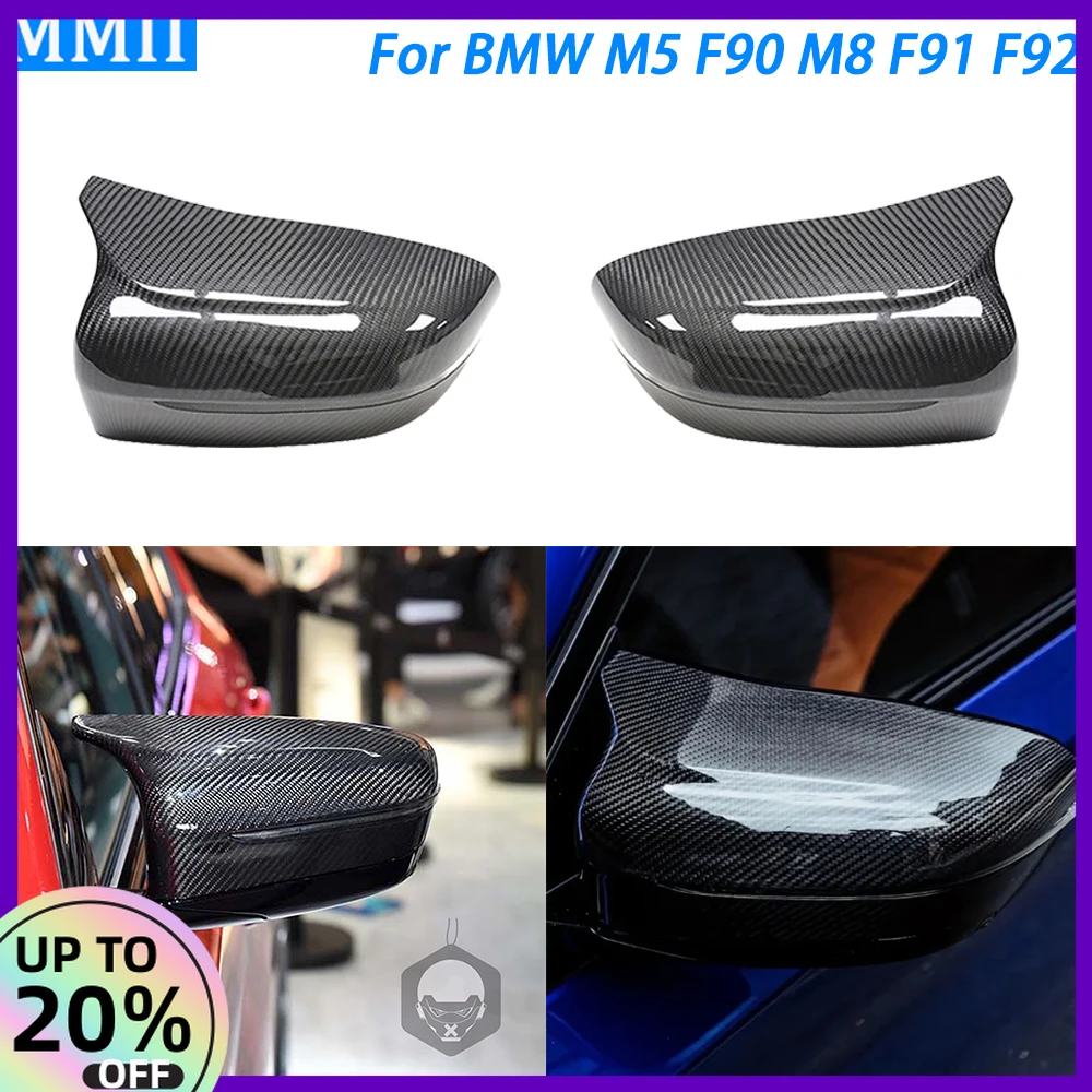 For BMW M5 F90 2018-2023 M8 F91 F92 2019-2023 Real Dry Carbon Fiber Rearview Mirror Panel Cover Car Modification Accessories
For BMW M5 F90 2018-2023 M8 F91 F92 2019-2023 Real Dry Carbon Fiber Rearview Mirror Panel Cover Car Modification Accessories