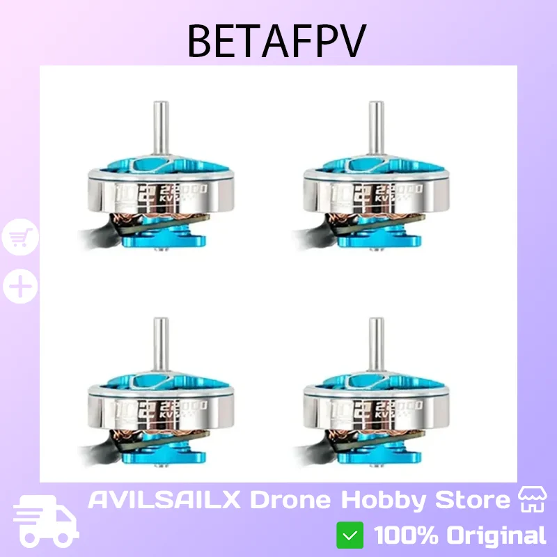 BETAFPV 1102 4pcs 37mmCable Brushless Motors 1102 22000KV for 75mm Frame Meteor75 HD For RC FPV Quadcopter
BETAFPV 1102 4pcs 37mmCable Brushless Motors 1102 22000KV for 75mm Frame Meteor75 HD For RC FPV Quadcopter