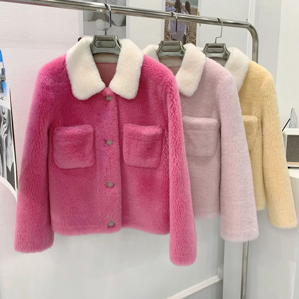 2022 Autumn Winter Chic Women High Quality Wool Fur Leather Pockets Jackets Coat F032
2022 Autumn Winter Chic Women High Quality Wool Fur Leather Pockets Jackets Coat F032