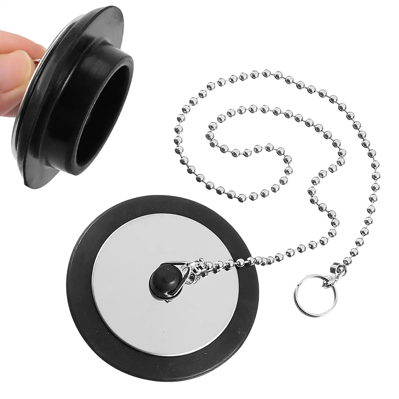Bathroom Sink Drain Cover Leak-Proof Tight Sealing Bathroom Kitchen Sink Drain Plug for Hotel Rental House Vacation Home Dorm
Bathroom Sink Drain Cover Leak-Proof Tight Sealing Bathroom Kitchen Sink Drain Plug for Hotel Rental House Vacation Home Dorm