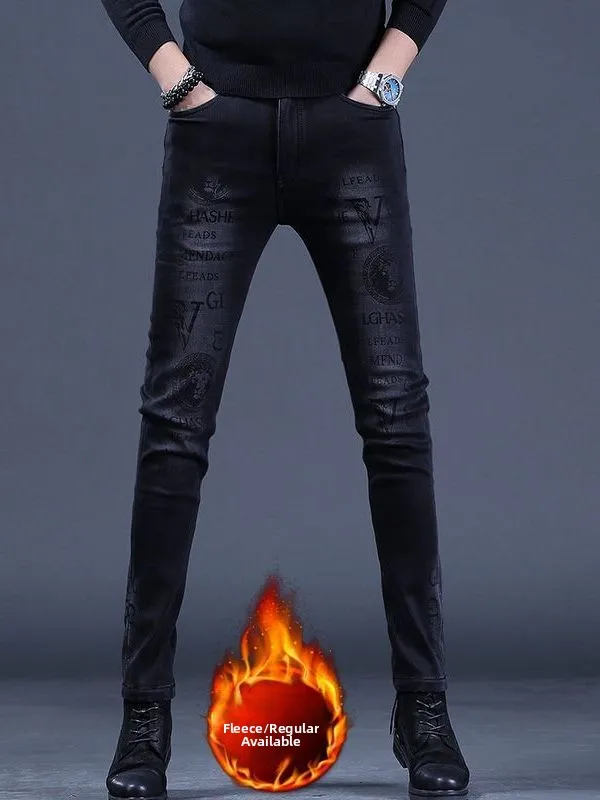 Мужские джинсовые джинсы Bla Fce на подкладке, облегающие осенне-зимние эластичные длинные брюки, новинка 2025 года, молодежная модная повседневная одежда
Мужские джинсовые джинсы Bla Fce на подкладке, облегающие осенне-зимние эластичные длинные брюки, новинка 2025 года, молодежная модная повседневная одежда