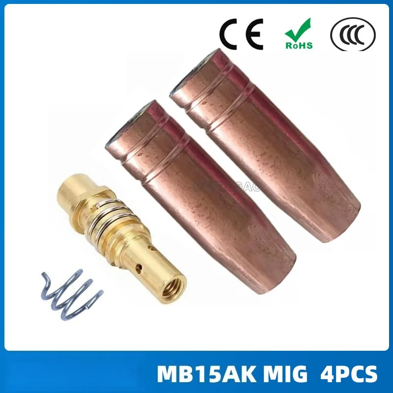 Сварочный пистолет с газовой защитой 15АК, защитный пистолет/комплект 15АК, токопроводящие сопла 4 шт.
Сварочный пистолет с газовой защитой 15АК, защитный пистолет/комплект 15АК, токопроводящие сопла 4 шт.