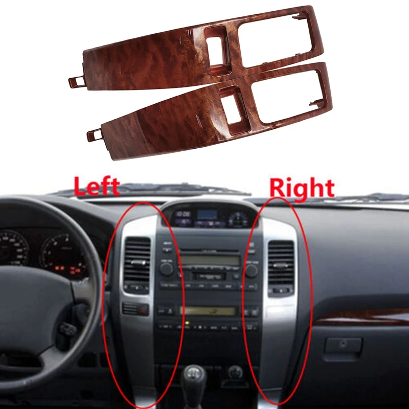 Car A/C Vents Frame Finish Plate Panel For Toyota Land Cruiser Prado 120 FJ120 Lexus GX470 2003-2009 Replacement Kit Dark Walnut
Car A/C Vents Frame Finish Plate Panel For Toyota Land Cruiser Prado 120 FJ120 Lexus GX470 2003-2009 Replacement Kit Dark Walnut