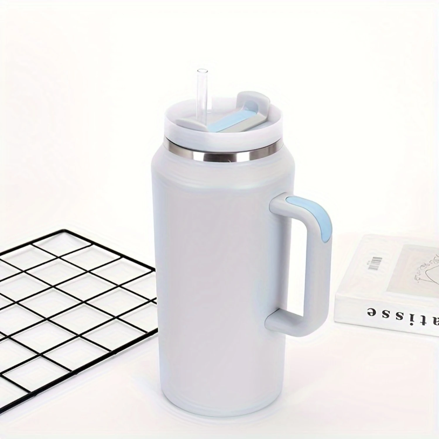 Stainless steel straw insulation cup large capacity sports handle cup outdoor portable mountaineering travel cup 64oz Beer Gro
Stainless steel straw insulation cup large capacity sports handle cup outdoor portable mountaineering travel cup 64oz Beer Gro