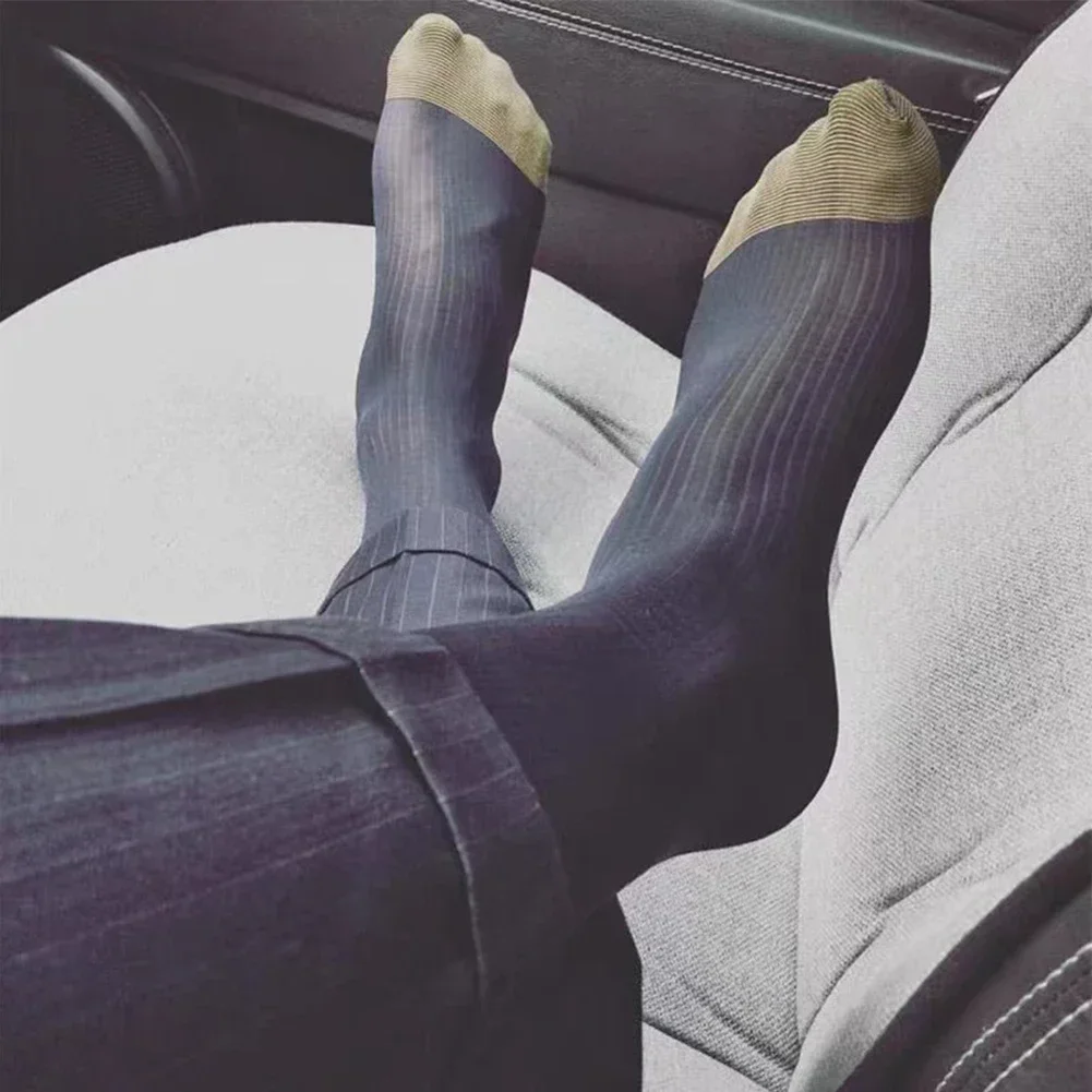 Business Socks Men Socks Striped Ultra Thin 1 Pair Black/Navy Breathable Mens Dress Socks See-Through Brand New
Business Socks Men Socks Striped Ultra Thin 1 Pair Black/Navy Breathable Mens Dress Socks See-Through Brand New
