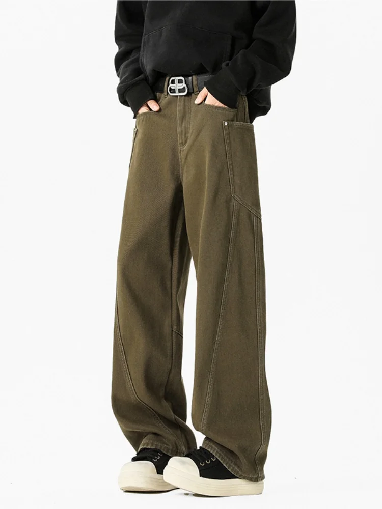 Мужские зимние повседневные рабочие брюки American Style с флисовой подкладкой, прямые, свободные, широкие штанины, модель Knife Trousers
Мужские зимние повседневные рабочие брюки American Style с флисовой подкладкой, прямые, свободные, широкие штанины, модель Knife Trousers