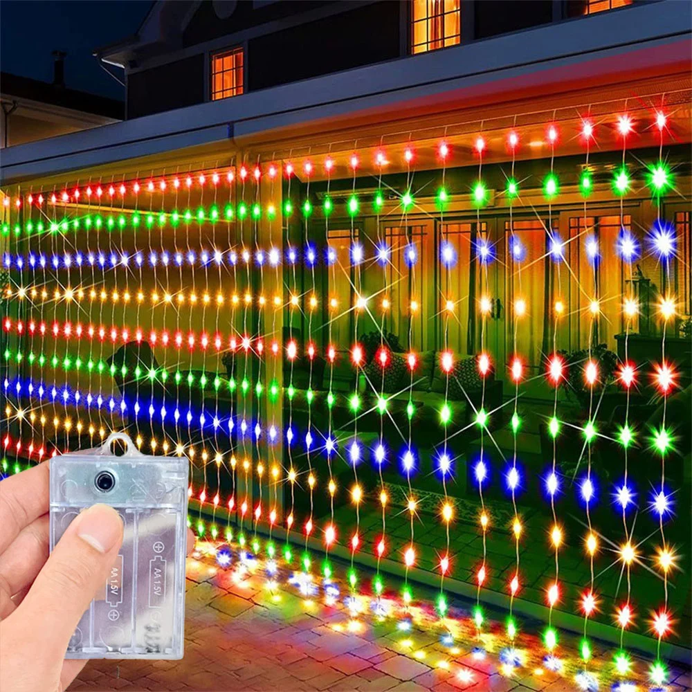 LED Fairy String Curtain Lights Battery Power Festoon Christmas Decoration for Home Bedroom Holiday Wedding Party New Year Lamp
LED Fairy String Curtain Lights Battery Power Festoon Christmas Decoration for Home Bedroom Holiday Wedding Party New Year Lamp