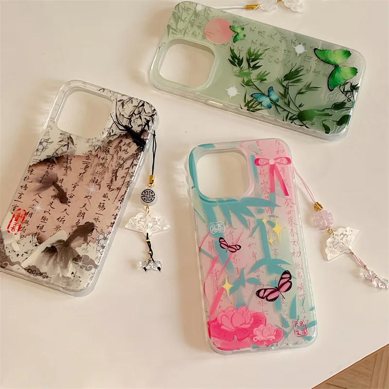 New Chinese Style Bracelet Phone Case For iPhone 14Pro 15ProMax 12 13 14 15 Pro Max 13ProMax TPU Soft Cover Fundas
New Chinese Style Bracelet Phone Case For iPhone 14Pro 15ProMax 12 13 14 15 Pro Max 13ProMax TPU Soft Cover Fundas