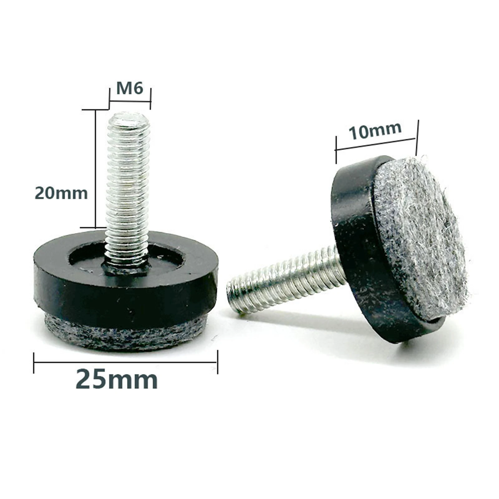 Adjustable Furniture Leg Levelers Pad Threaded Screw-in Leveling Feet Pad Floor Protector for Tables Chairs
Adjustable Furniture Leg Levelers Pad Threaded Screw-in Leveling Feet Pad Floor Protector for Tables Chairs