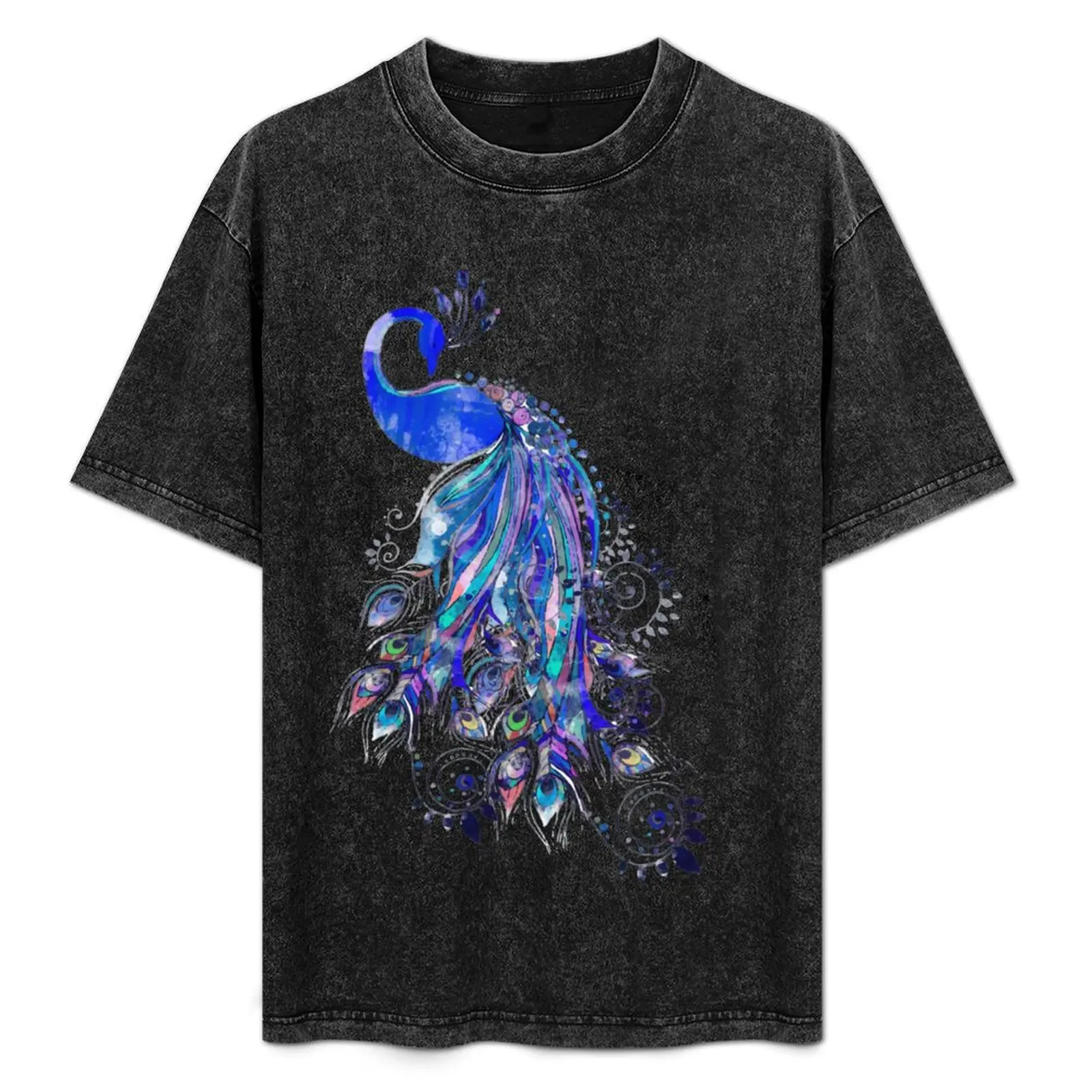 Watercolor Blue Peacock Soft Style Lightweight Unisex T-Shirt Independence Day Short Sleeve T-Shirt
Watercolor Blue Peacock Soft Style Lightweight Unisex T-Shirt Independence Day Short Sleeve T-Shirt
