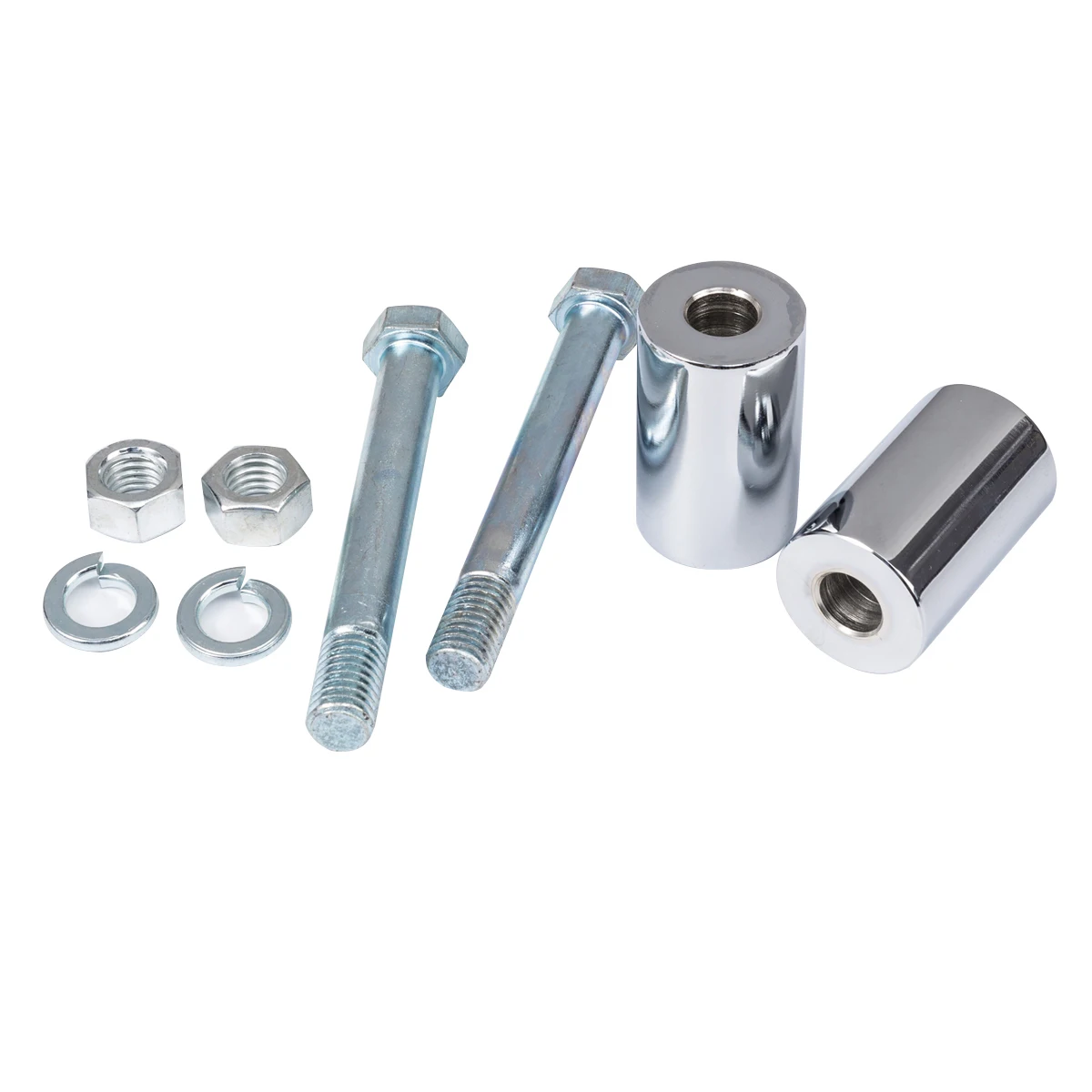2'' Rise Handlebar Risers Extension For Harley 1-1/4'' Handlebars Chrome Motorcycle Spacers Made of Alloy Steel
2'' Rise Handlebar Risers Extension For Harley 1-1/4'' Handlebars Chrome Motorcycle Spacers Made of Alloy Steel