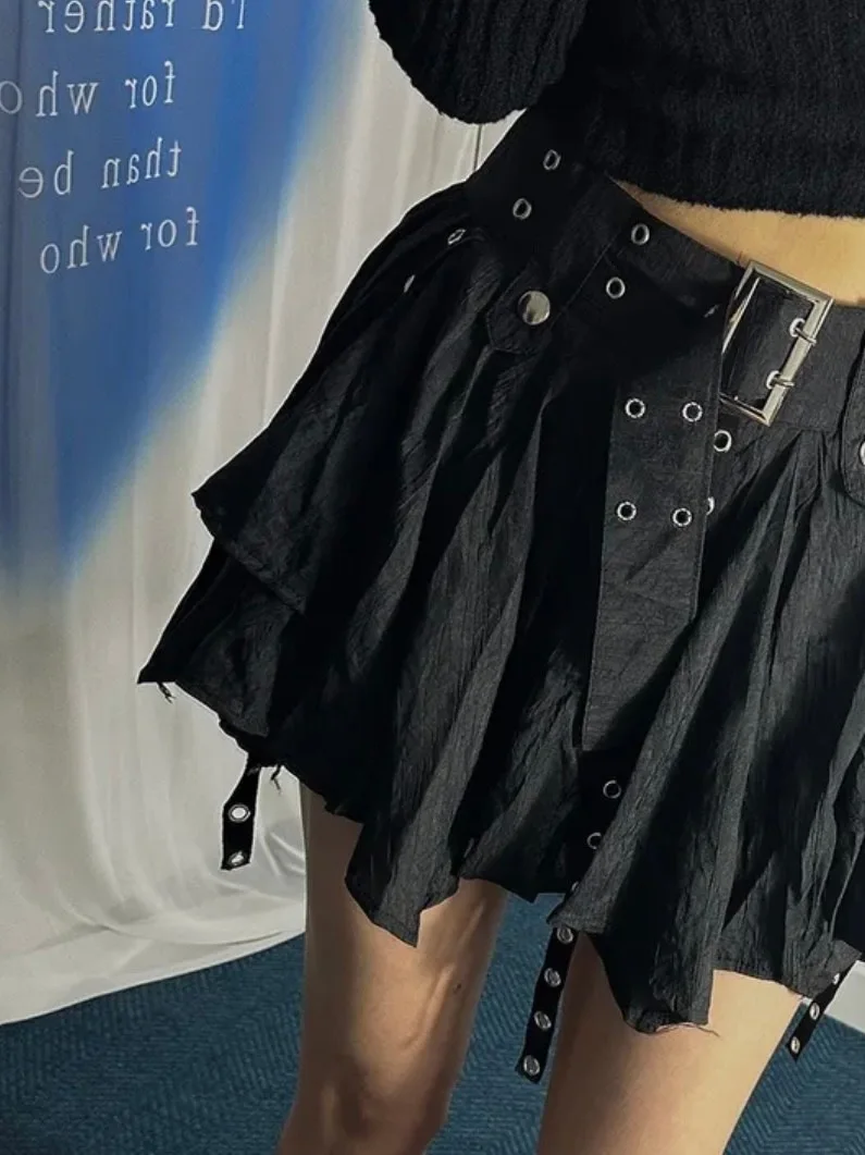 Korean Sle A-Line Skirt for Women Summer 2025 New Punk Sle Pleated Skirt with Sa And Metal Bule ort Skirt
Korean Sle A-Line Skirt for Women Summer 2025 New Punk Sle Pleated Skirt with Sa And Metal Bule ort Skirt