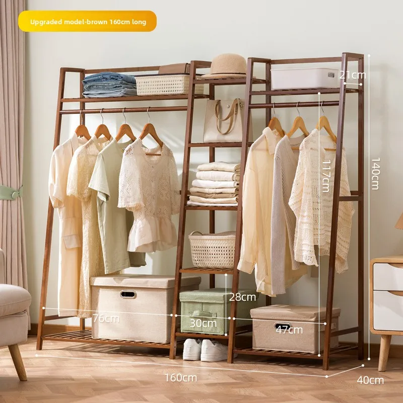 Stable Floor-to-ceiling hanger, simple bold solid wood bedroom coat rack, hanging hanger, household drying rack, removable rack
Stable Floor-to-ceiling hanger, simple bold solid wood bedroom coat rack, hanging hanger, household drying rack, removable rack