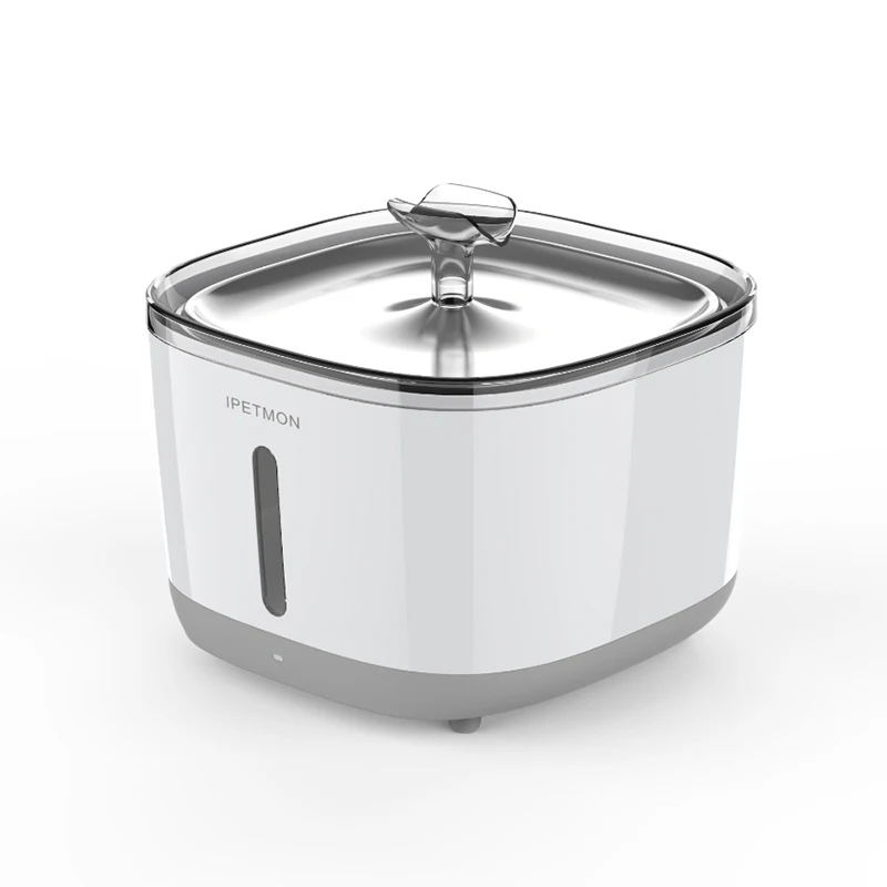 Portable 5L Pet Fountain Water Dispenser Stainless Steel Automatic Cat Dog Drinking Fountain with Bottle Shape Bowls Box Packing
Portable 5L Pet Fountain Water Dispenser Stainless Steel Automatic Cat Dog Drinking Fountain with Bottle Shape Bowls Box Packing