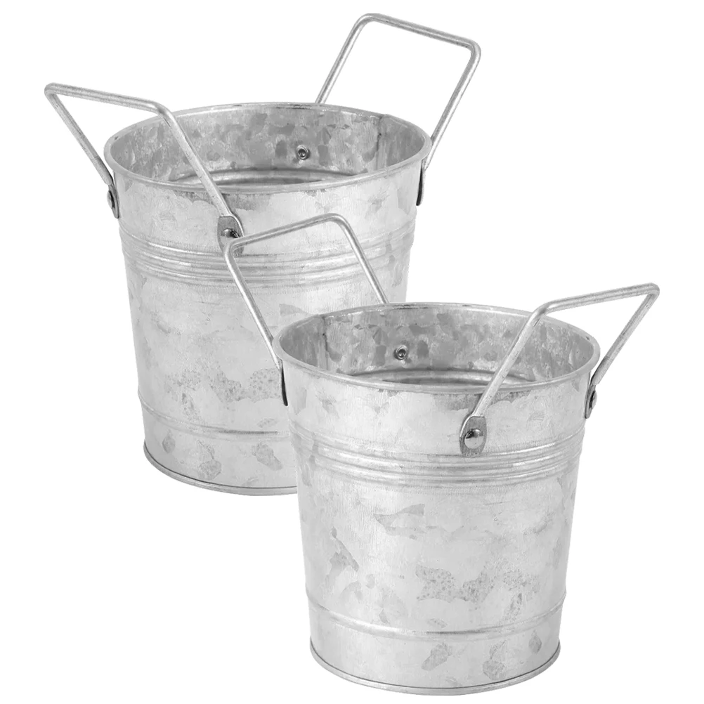 2pcs 2 Retro Tin Flower Pots Galvanized Bucket Rustic Planters Vintage Metal Vases Decorative Iron Vase Buckets for Flowers Home
2pcs 2 Retro Tin Flower Pots Galvanized Bucket Rustic Planters Vintage Metal Vases Decorative Iron Vase Buckets for Flowers Home