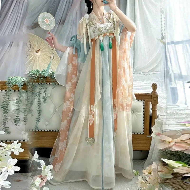 Beautiful Hanfu Traditional Dress Women Ancient Chinese Princess Cosplay Costume for Party Vestido Embroidery Fairy Hanfu Sets
Beautiful Hanfu Traditional Dress Women Ancient Chinese Princess Cosplay Costume for Party Vestido Embroidery Fairy Hanfu Sets