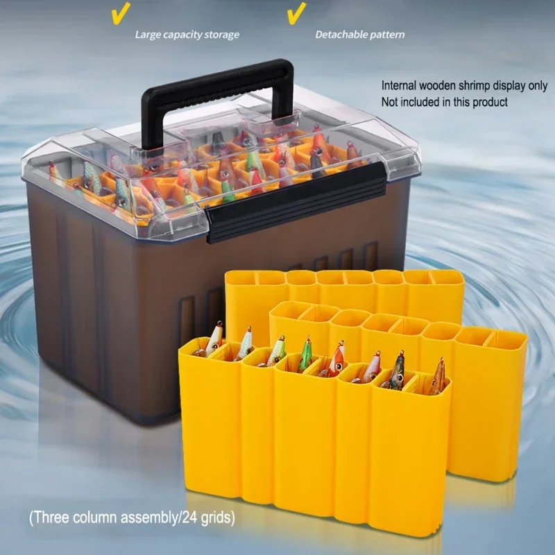Portable Wooden Shrimp Box Squid Bait Box Waterproof Wear-resistant Outdoor Fishing Tool
Portable Wooden Shrimp Box Squid Bait Box Waterproof Wear-resistant Outdoor Fishing Tool
