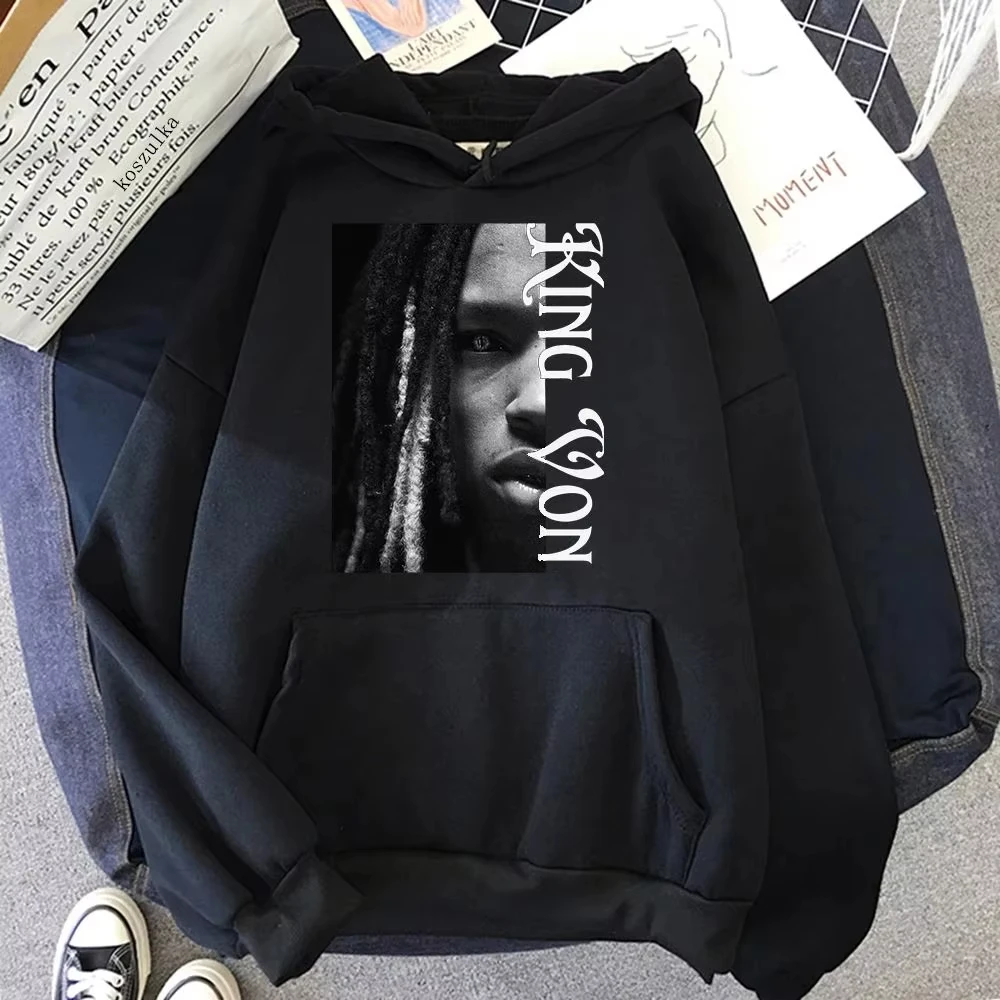 Rapper K-King Von Hoodie Men's and Women's Cotton Plush Sweater Autumn and Winter Universal Streetwear Retro Hip-Hop Pullover
Rapper K-King Von Hoodie Men's and Women's Cotton Plush Sweater Autumn and Winter Universal Streetwear Retro Hip-Hop Pullover