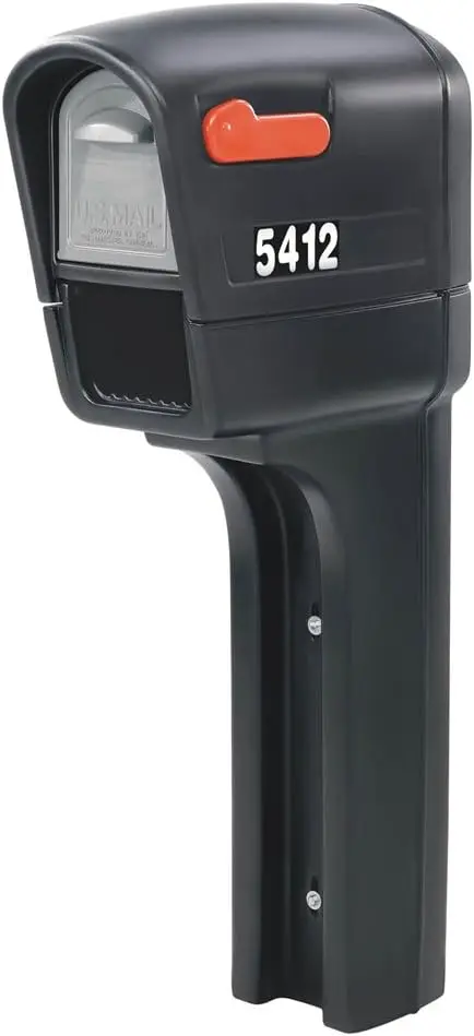 Large Outdoor Mailbox with Post, Weather Resistant Plastic, Easy Install, Black, Flag Included for Letters and Packages
Large Outdoor Mailbox with Post, Weather Resistant Plastic, Easy Install, Black, Flag Included for Letters and Packages