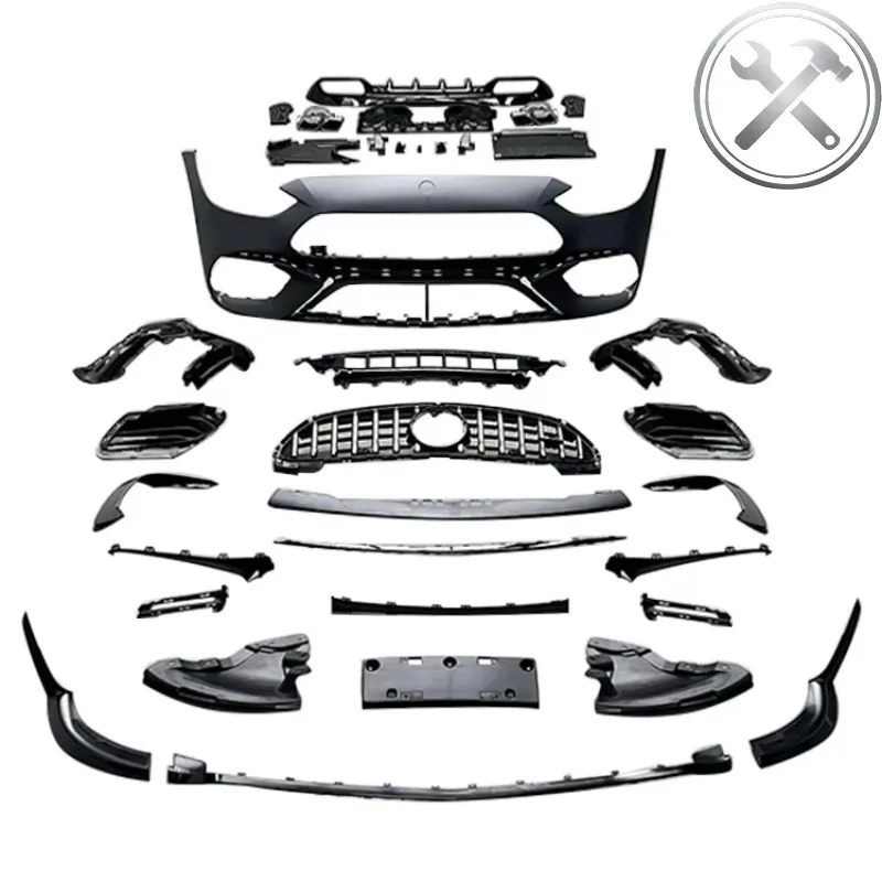 Hot Selling C63 Style P Style Auto Exterior Accessories Lip Grille Front Bumper Full Body Kit C Class W206 Mod Parts 2021+
Hot Selling C63 Style P Style Auto Exterior Accessories Lip Grille Front Bumper Full Body Kit C Class W206 Mod Parts 2021+