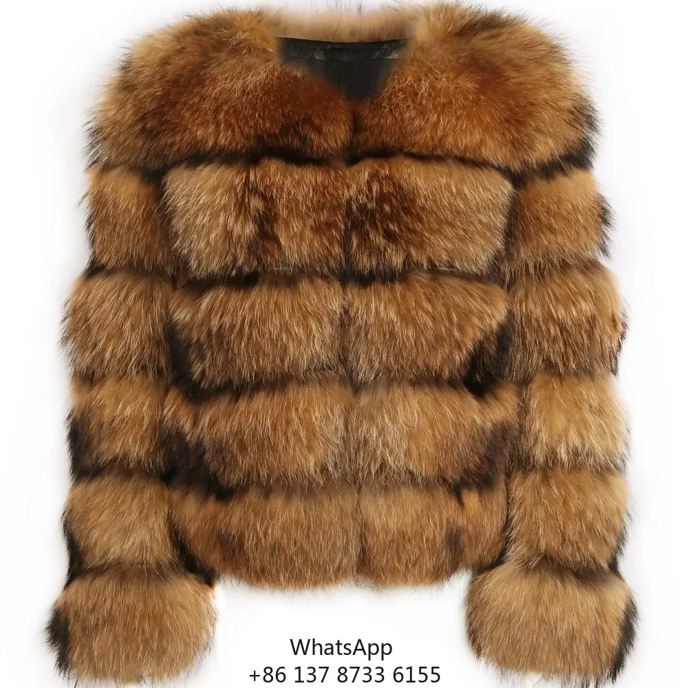 Wholesale Plus Size High Quality Natural Raccoon Fur Jacket Women 2023 Autumn Winter Warm Fur Jacket Female
Wholesale Plus Size High Quality Natural Raccoon Fur Jacket Women 2023 Autumn Winter Warm Fur Jacket Female