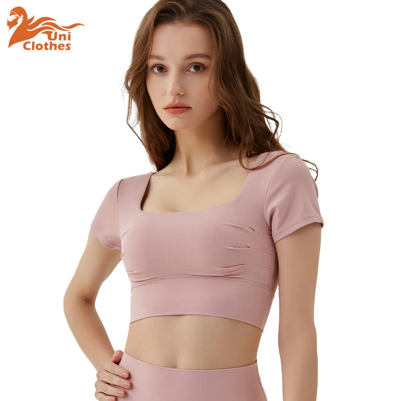 UNI Women's Sports Yoga Top Women's Running Fitness Sportswear Gym Clothing Healthy Lifestyle Short Sleeve Shirt
UNI Women's Sports Yoga Top Women's Running Fitness Sportswear Gym Clothing Healthy Lifestyle Short Sleeve Shirt