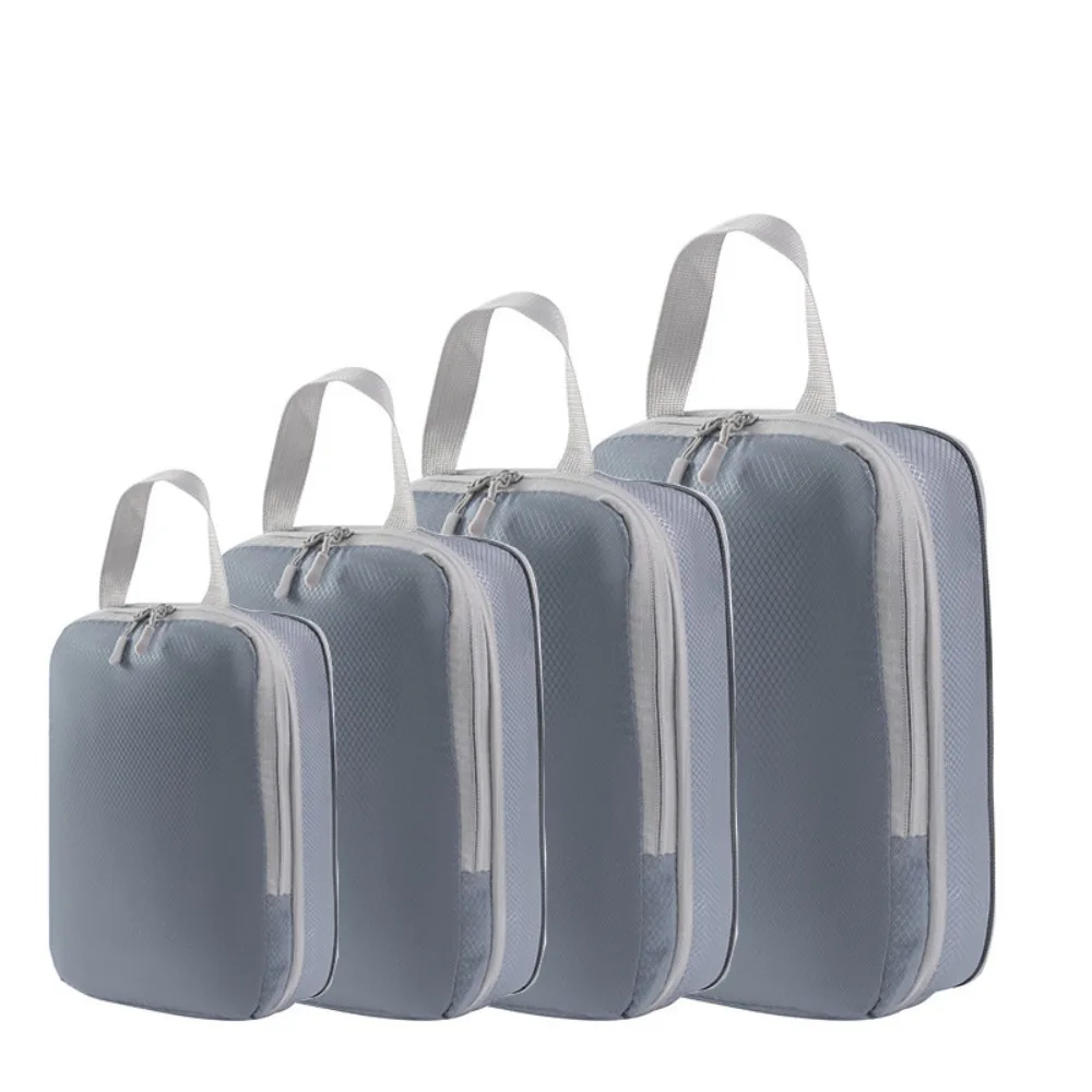 4Pcs Waterproof Travel Compression Packing Cubes Bag Space-saving 4 Size Luggage Storage Bag Thickened Durable Travel Bag
4Pcs Waterproof Travel Compression Packing Cubes Bag Space-saving 4 Size Luggage Storage Bag Thickened Durable Travel Bag