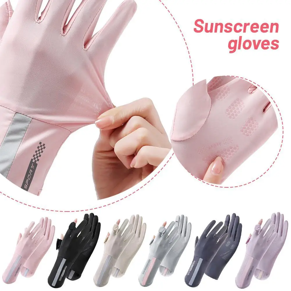 Sunscreen gloves Thin Ice Silk Women's for Women and Men Driving Electric Motorcycles Fishing UV Protection, Anti Slip,ventilate
Sunscreen gloves Thin Ice Silk Women's for Women and Men Driving Electric Motorcycles Fishing UV Protection, Anti Slip,ventilate