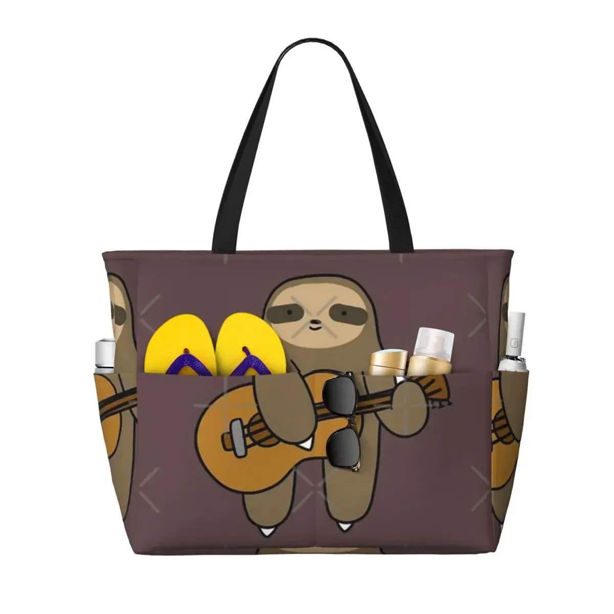 Guitar Sloth Beach Travel Bag, Tote Bag Trendy Adult Gifts Birthday Gift Multi-Style Pattern
Guitar Sloth Beach Travel Bag, Tote Bag Trendy Adult Gifts Birthday Gift Multi-Style Pattern