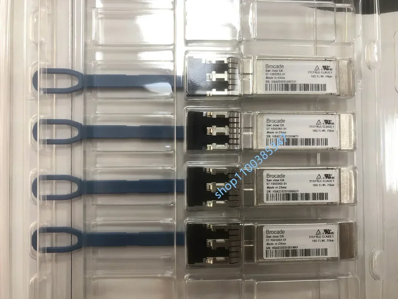 Original New Brocade 16g Module 25km sfp+ 57-1000262-01 XBR-000258 Used in 6520,6510,6505 16GB 25KM SFPOptical Transceiver
Original New Brocade 16g Module 25km sfp+ 57-1000262-01 XBR-000258 Used in 6520,6510,6505 16GB 25KM SFPOptical Transceiver
