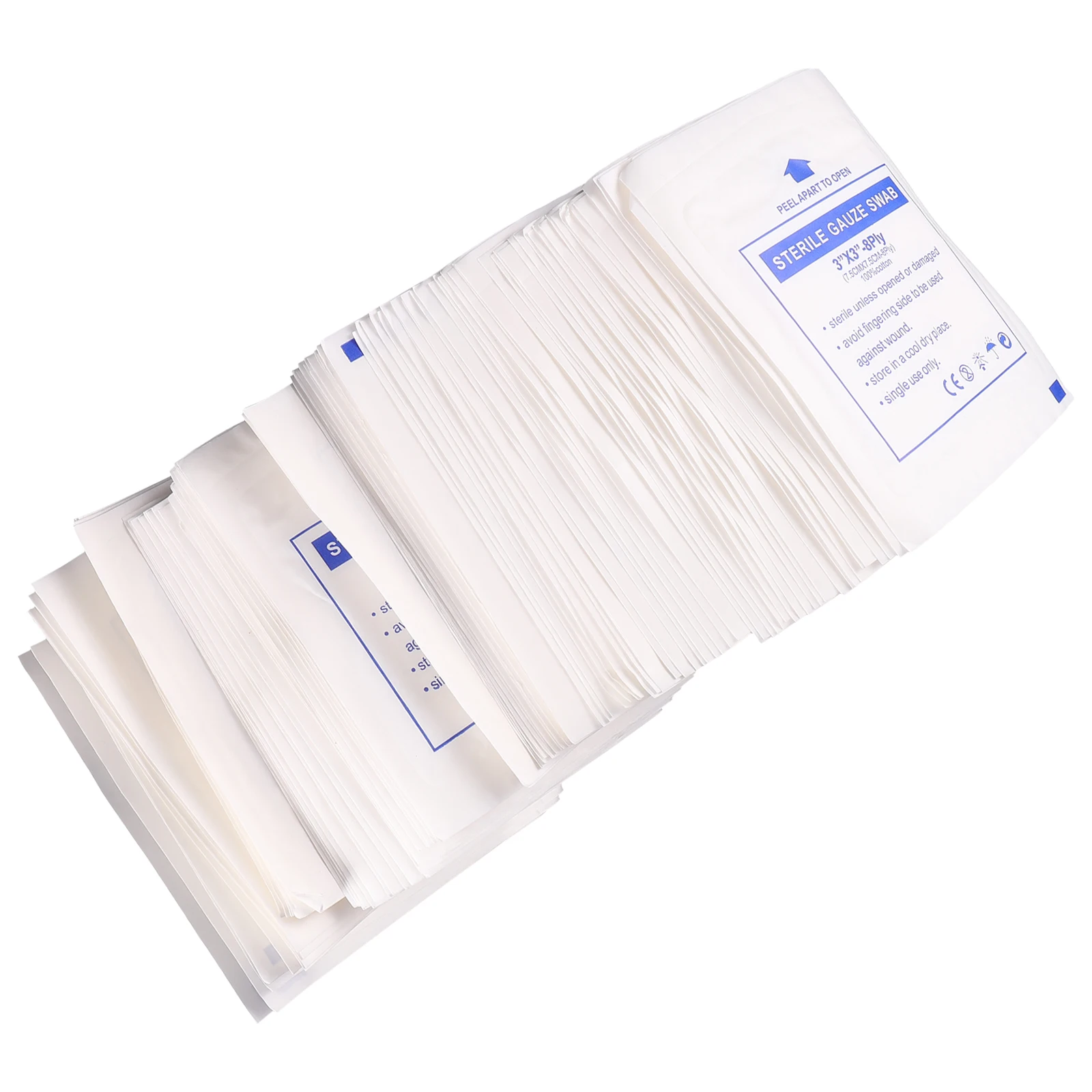 100 Pcs Medical Gauze Sheet Absorbent Pads Wound Dressing Breathable Bandaging Squares Cotton for Nonstick Travel
100 Pcs Medical Gauze Sheet Absorbent Pads Wound Dressing Breathable Bandaging Squares Cotton for Nonstick Travel