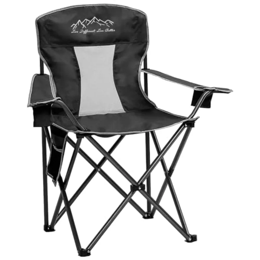 Mesh Folding Camping Chairs,,Storage Pocket, Carry Bag Black
Mesh Folding Camping Chairs,,Storage Pocket, Carry Bag Black