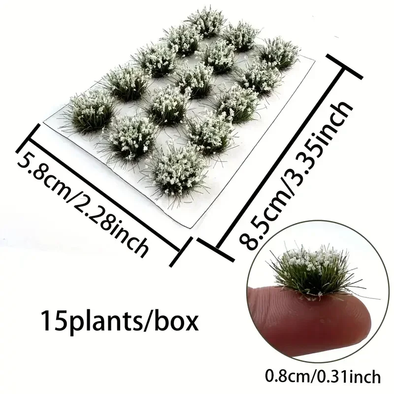 15Tufts Diy Миниатюрная модель цветочного кластера Искусственные растения для масштаба Ho N Макет железнодорожного поезда/Пейзаж по производству/Diorama
15Tufts Diy Миниатюрная модель цветочного кластера Искусственные растения для масштаба Ho N Макет железнодорожного поезда/Пейзаж по производству/Diorama