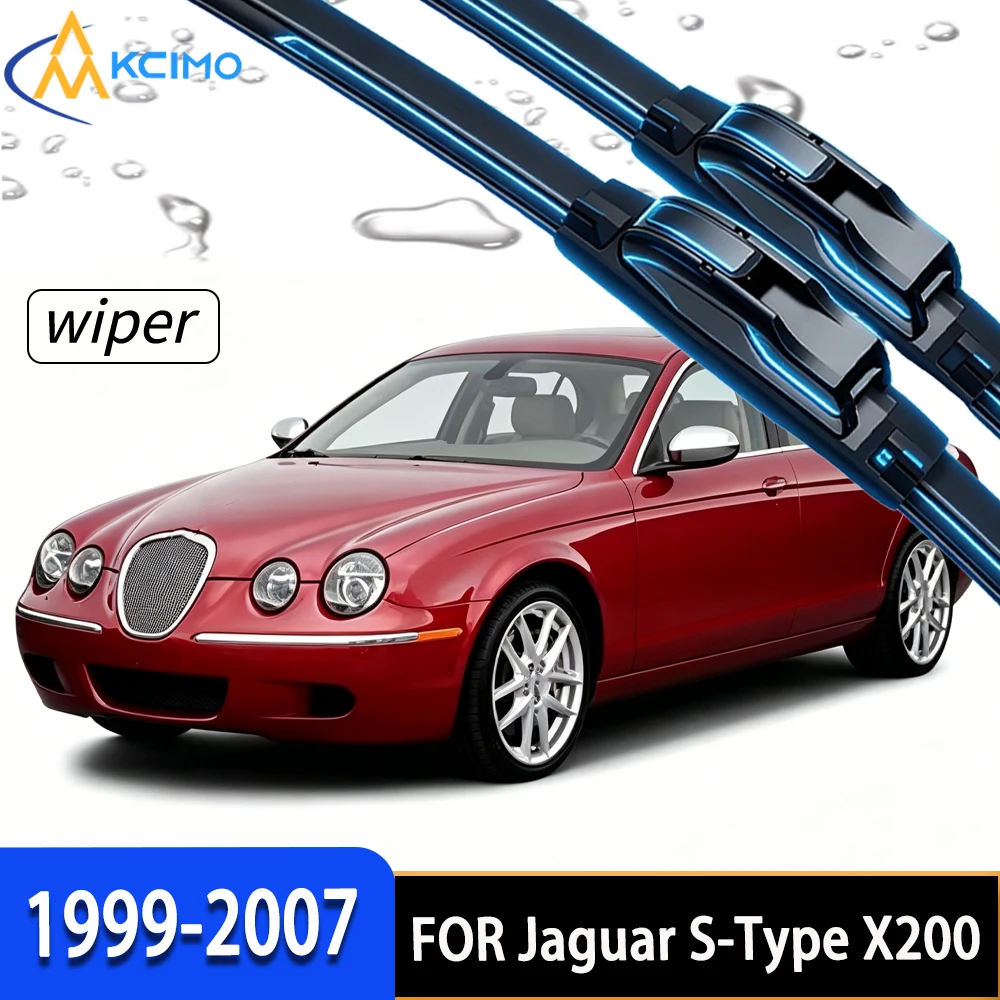 Premium Front Windscreen Wiper Blades with Durable Rubber, Stable All-Weather Performance for Jaguar S-Type X200 1999-2007
Premium Front Windscreen Wiper Blades with Durable Rubber, Stable All-Weather Performance for Jaguar S-Type X200 1999-2007
