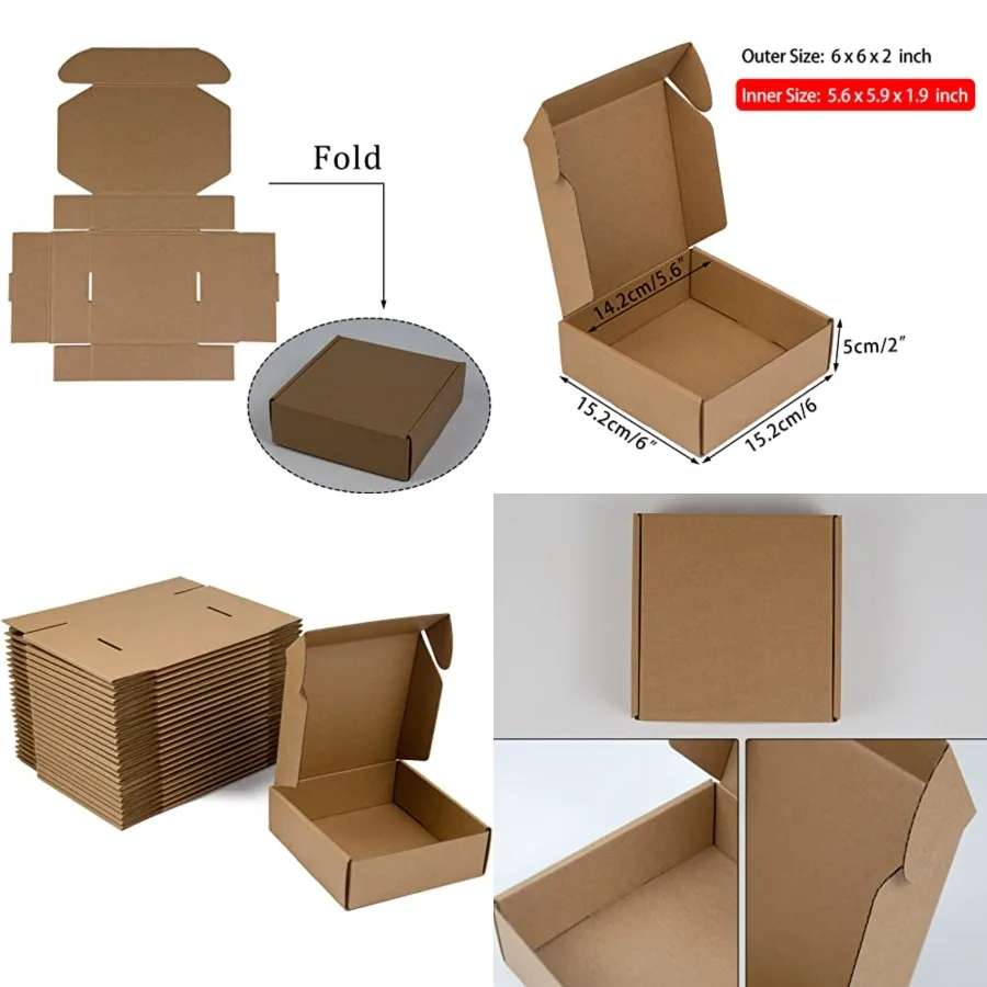 Shipping Boes Pack of 5, Corrugated Cardboard Boxes for Small Bussiness, Packg and Mailg
Shipping Boes Pack of 5, Corrugated Cardboard Boxes for Small Bussiness, Packg and Mailg