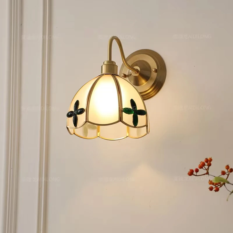 American Retro Artistic Wall Light Nordic Home Brass Glass led Wall Lamp Corridor Bedside Staircase Creative Bedroom Lighting
American Retro Artistic Wall Light Nordic Home Brass Glass led Wall Lamp Corridor Bedside Staircase Creative Bedroom Lighting