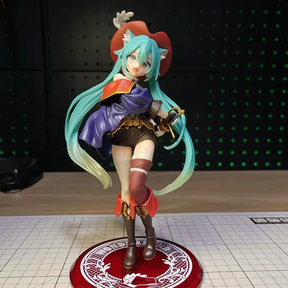 Hatsune Miku Tale Wonderland Miku Puss in Boots Desktop Cute Action Figure Anime Figurine Kawaii Girl Adorable Decor Model Toy
Hatsune Miku Tale Wonderland Miku Puss in Boots Desktop Cute Action Figure Anime Figurine Kawaii Girl Adorable Decor Model Toy