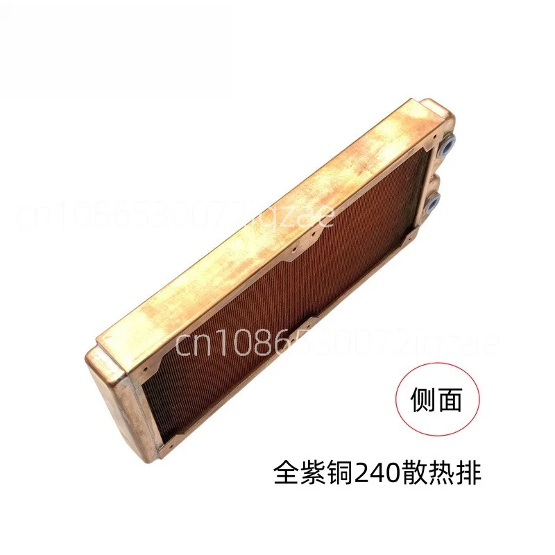 Water-cooled, pure copper 120 240 360 water-cooled row, heat exchanger, heat dissipation row, all-copper water row
Water-cooled, pure copper 120 240 360 water-cooled row, heat exchanger, heat dissipation row, all-copper water row