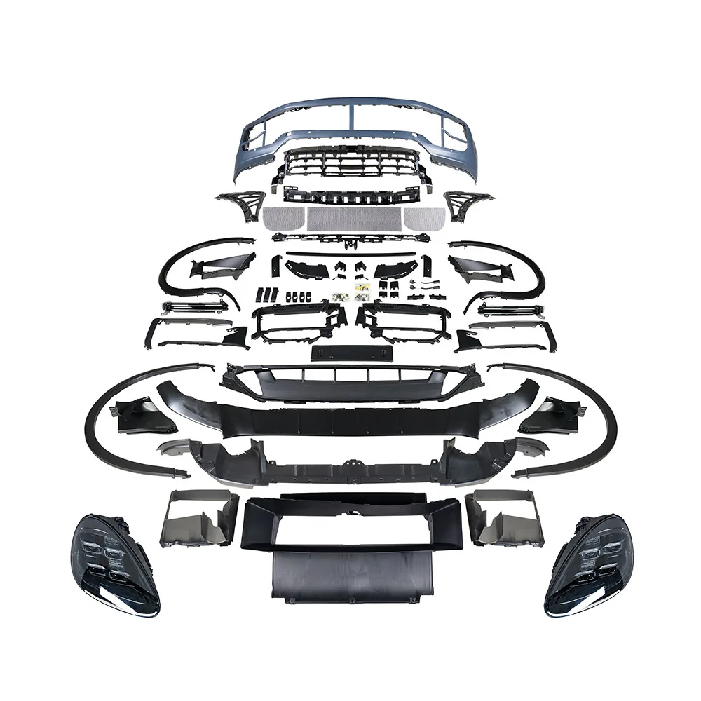 Suitable for The front bumper assembly of the 11-14 Cayenne 958.1 modified to 9Y0.2SD includes daytime running lights and modifi
Suitable for The front bumper assembly of the 11-14 Cayenne 958.1 modified to 9Y0.2SD includes daytime running lights and modifi