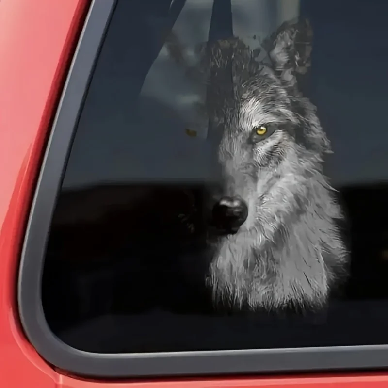 1Pc Cool Wolf Vinyl Car Sticker, Waterproof Realistic Animal Decal for Rear Window, Easy to Apply on Glass, Metal, Plastic
1Pc Cool Wolf Vinyl Car Sticker, Waterproof Realistic Animal Decal for Rear Window, Easy to Apply on Glass, Metal, Plastic