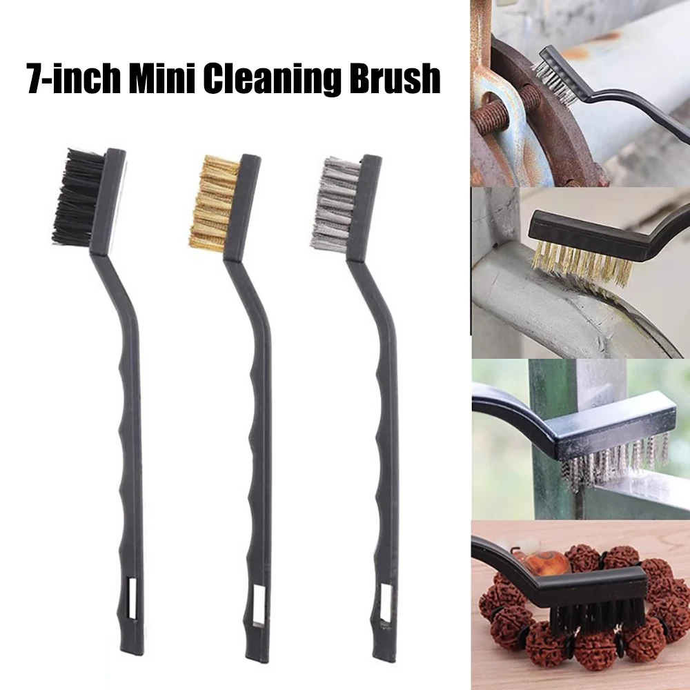 1/3pc Stainless Steel Copper Nylon Wire Brush Rust Scrub Remove Cleaning Tools Machinery Molds Parts Manual Cleaning Maintenance
1/3pc Stainless Steel Copper Nylon Wire Brush Rust Scrub Remove Cleaning Tools Machinery Molds Parts Manual Cleaning Maintenance