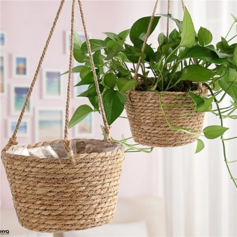 Garden Hanging Planter Macrame Plant Storage Basket Jute Rope Woven Indoor Outdoor Flower Pot Holder Plant Hangers Home Decor
Garden Hanging Planter Macrame Plant Storage Basket Jute Rope Woven Indoor Outdoor Flower Pot Holder Plant Hangers Home Decor